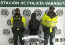 Mujer fue sorprendida ingresando droga a la Estación de Policía Sabaneta