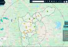 Calidad del aire; estaciones del sur del Valle de Aburrá están en amarillo