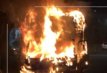 Camión se incendió cerca a la Clínica CES en Sabaneta