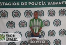 Capturan en vereda de Sabaneta sujeto con 31 dosis de cocaína Capturan en vereda de Sabaneta sujeto con 31 dosis de cocaína - Sabaneta Hoy