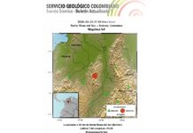 Fuerte temblor se sintió en Sabaneta y varias partes del país