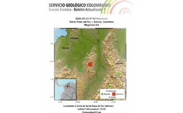 Fuerte temblor se sintió en Sabaneta y varias partes del país