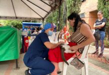 69 animales de compañía fueron esterilizados de manera gratuita hoy en Sabaneta