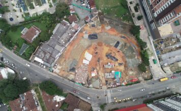 Así avanzan los trabajos de ampliación de la carrera 43A