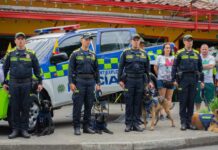 Sabaneta se convirtió en el primer municipio de Colombia en tener una patrulla canina