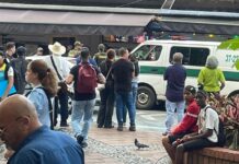 Ladrones realizaron disparos para robar a dos personas en parque de Sabaneta