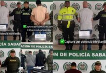 11 delincuentes fueron capturados en Sabaneta por hurto y otros delitos
