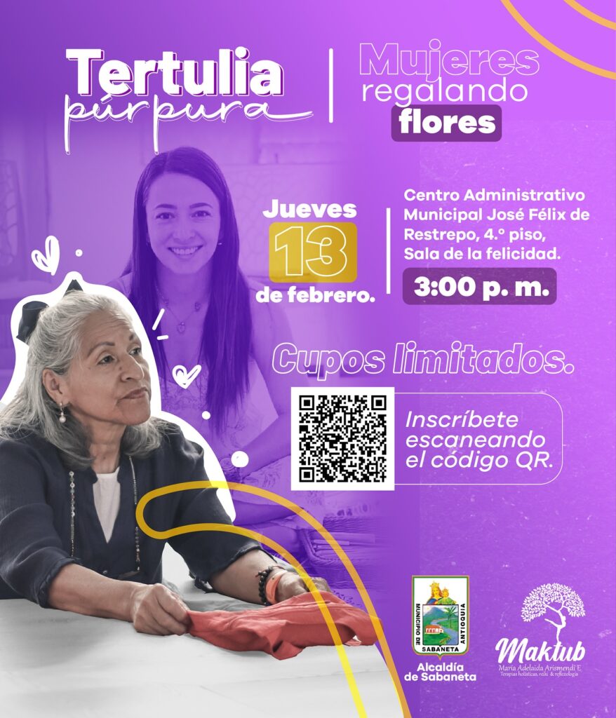 Sabaneta promueve la sororidad con la "Tertulia Púrpura”