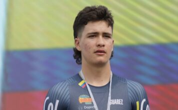 José Manuel Posada brilla en su debut con la Selección Colombia de Ruta