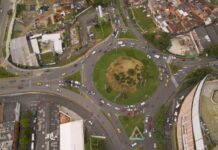 Arrancó el intercambio vial de la calle 50 Sur con avenida Las Vegas, entre Envigado y Sabaneta Intercambio vial sabaneta envigado